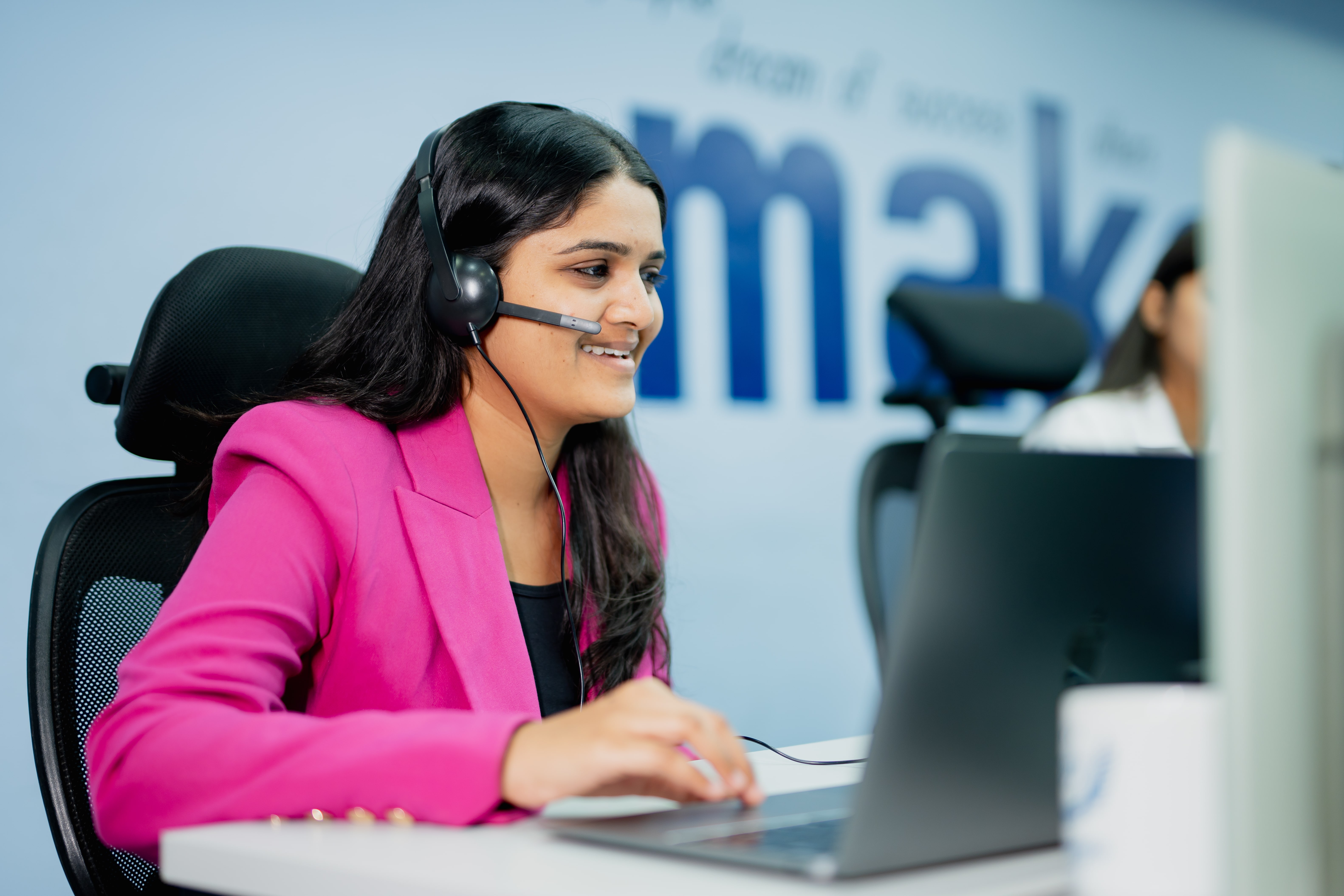 Professional customer service representative ready to help with QA consultation